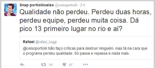 Twitter Celso Portiolli 2